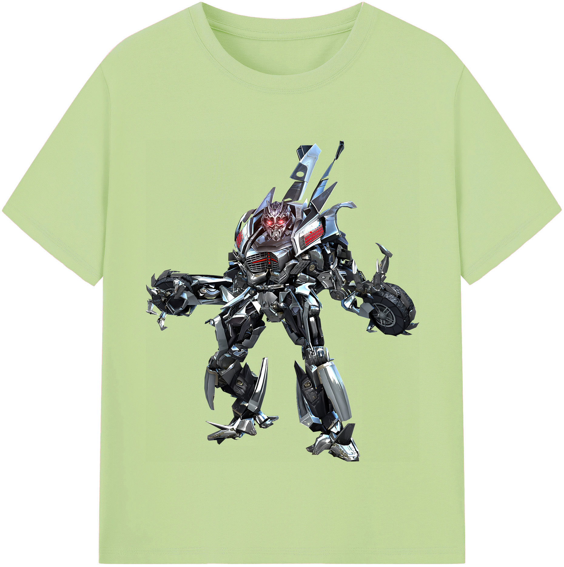 （画像用） Transformers トランスフォーマー 綿100％半袖Tシャツ（フロントプリント）